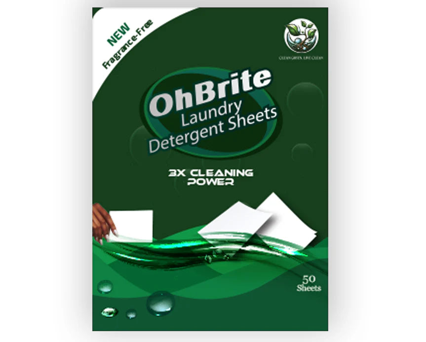 NATURAL BIO-DEGRADABLE LAUNDRY DETERGENT SHEET