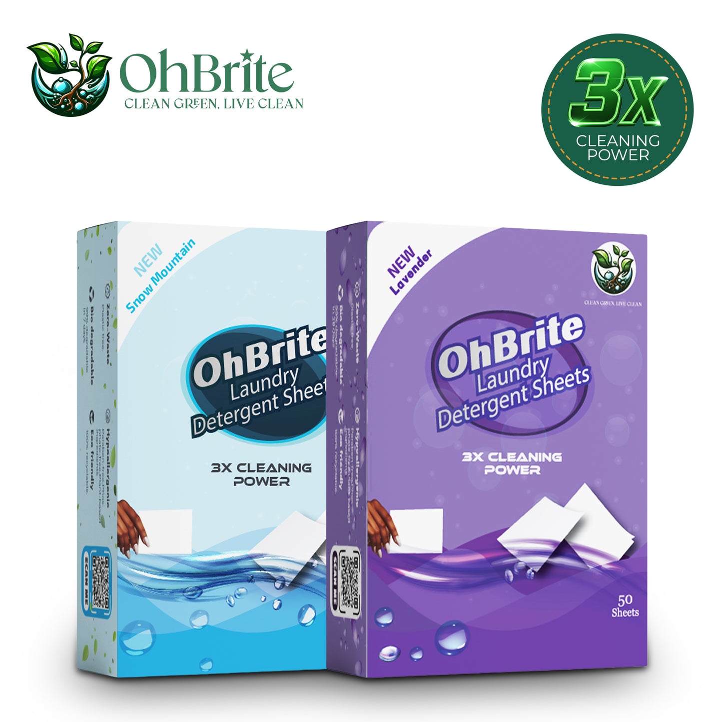 NATURAL BIO-DEGRADABLE LAUNDRY DETERGENT SHEET