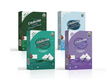 NATURAL BIO-DEGRADABLE LAUNDRY DETERGENT SHEET