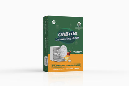 NATURAL BIO-DEGRADABLE DISHWASHING DETERGENT SHEETS